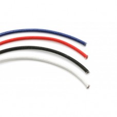 Conductor cu izolatie din fibra de sticla rezistent la temperaturi inalte 1.5mm² -60°C +200°C SIAF-GL alb #YIL-515